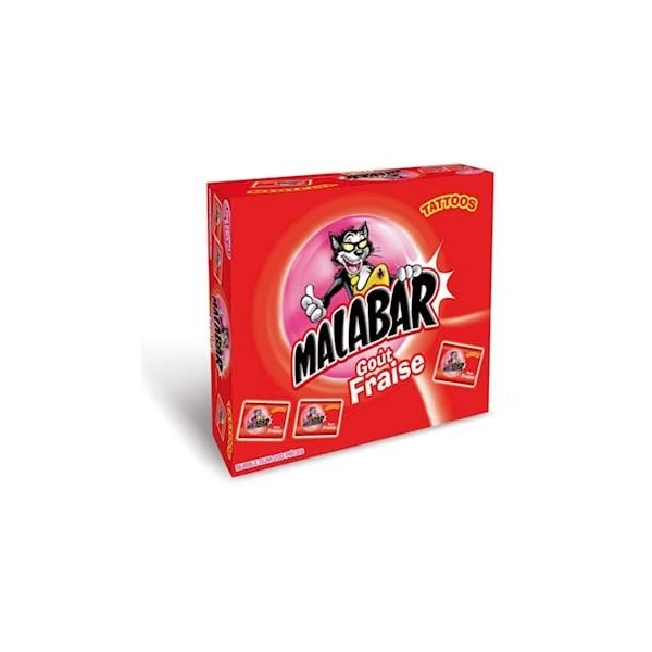 Malabar goût fraise - 200 pièces