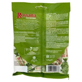 Fida Lot de 3 bonbons Rossana Pistacchio garnis de pistaches crème goût italien bonbons sucettes 200 g