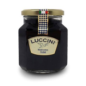 Luccini Mostarda Bio de Cerises, 440 g - Moutarde Italienne