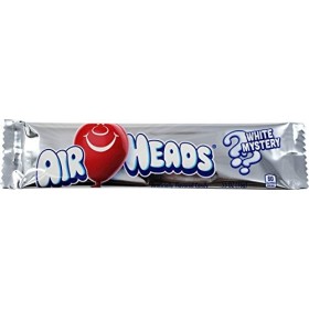 Airheads White Mystery - Bonbons à macher au gout fruité 16g pack de 36 