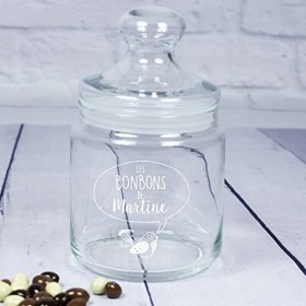 Cadeau personnalisé Original : bonbonnière pour Ranger des Bonbons gravés du prénom Que Vous Souhaitez