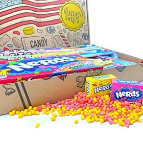 American Candy Wonka Sweets | Sélection coffret bonbons confiseries | Assortiment inclut Nerds et Gobstoppers | Heavenly Swee