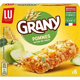 GRANY - Barres Céréales Et Pommes Vertes 125 G - Lot De 4
