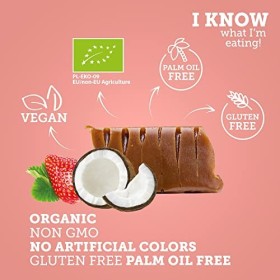 SUPER FUDGiO Bonbons bio végétaliens et sans gluten - mix fruité – Bonbon à base dingrédients naturels - Avec lait de coco 1