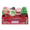 SIDRAL Lot de 16 brochettes de Noël Marshmallow – Bonbons de Noël – Bonbons de Noël sans gluten sans allergènes, bonbons fest