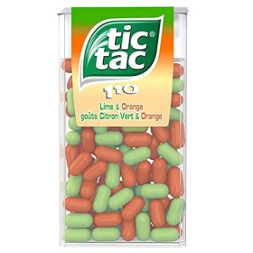 TIC TAC - Bonbon Duo Citron Et Orange 54G - Lot De 4 - Vendu Par Lot