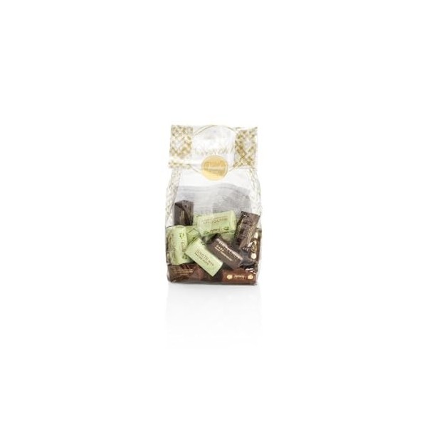 Venchi - Sachet Cadeau avec Chocolats Mini Lingots Assortis, 300 g - Avec Noisette du Piémont IGP - Idée Cadeau - Sans Gluten