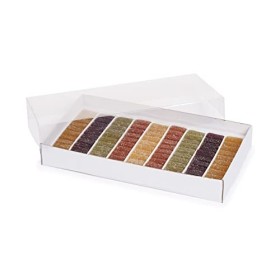 Pâtes de fruits en Lingots 900g, Saveurs Fraise, Poire,Citron, Abricots, Cassis 