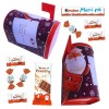 2 boites de Noël garnies dun assortiment de chocolats KINDER Schokobons, Mini Bueno, Country et Maxi 2 Boites aux lettres 
