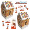 2 boites de Noël garnies dun assortiment de chocolats KINDER Schokobons, Mini Bueno, Country et Maxi 2 Boites aux lettres 