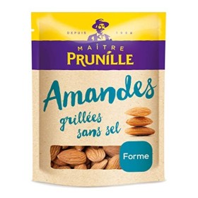 MAÎTRE PRUNILLE - Amandes Décortiquées Grillées Non Salées À Sec - Fruits Secs Forme - Sans Ajout De Matières Grasses - Riche
