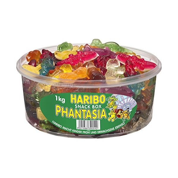 Haribo Phantasia, 4-pack 4 x boîte de 1kg 