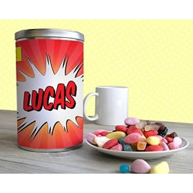 Boîte de bonbons BD personnalisable - Candy Mix - Cadeau danniversaire