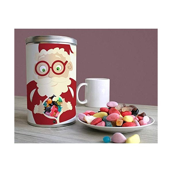 CADEAUX.COM Boîte à Bonbons Personnalisable - Père Noël - Candy Mix - Cadeau pour Noël