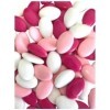 1kg Dragées Aux Amandes Blanc Rose Fuchsia - Dragées Delorme - Fabrication Française Dragées Amande Baptême Fille Mariage Bap