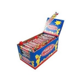 HARIBO Lot de 45 Rouleaux de 10 Bonbons Gélifiés aux fruits ROULETTE 25 g