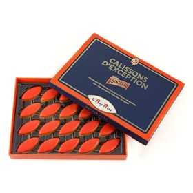 LE ROY RENÉ Epicerie Fine - Boite rectangle de 20 Calissons dAix, calissons d’exception au Cointreau 200g.