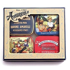 Boîte de Réglisse Goûts Assortis - Coffret Cadeau 4 X 20g 
