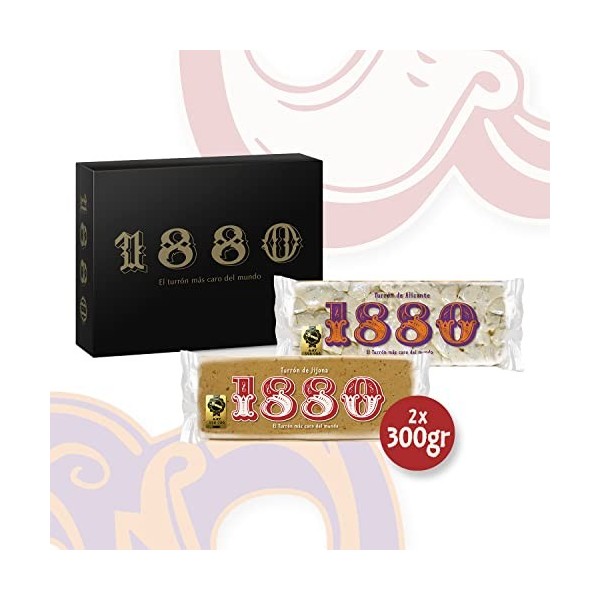 1880 Selection Noël Touron de Jijona 300 g + Touron dAlicante 300 g 1 Unité