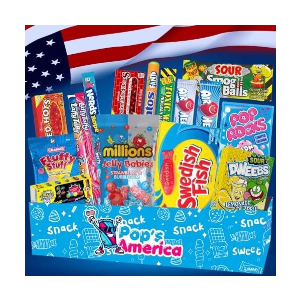 Box Découverte Candy Bonbons USA