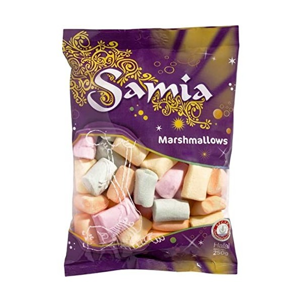 Samia Marshmallows Halal 250g lot de 4 
