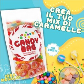 Candy Bag by CandyFrizz Selection - Sac en Doypack de bonbons gommeux - Choisissez le goût, idée cadeau originale 2 kg, 2 sa