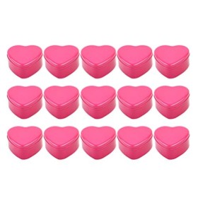 NUOBESTY Boîte De 15 Pièces Récipient En Métal Boîtes Métalliques De Bonbons Pot De Biscuits Moules à Biscuits En Métal à Bon