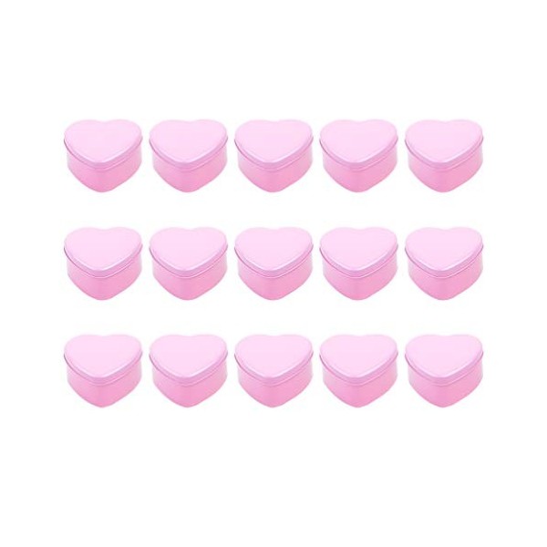 NUOBESTY Boîte De 15 Pièces Récipient En Métal Boîtes Métalliques De Bonbons Pot De Biscuits Moules à Biscuits En Métal à Bon