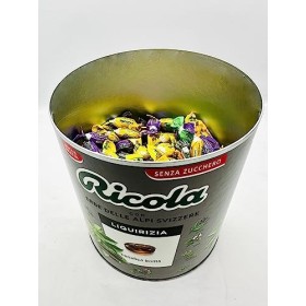 Itdstore - Ricola Bonbons en vrac aux herbes sans sucre dans différents goûts - Pot de 1 kg GOÛTS ASSORTIS 