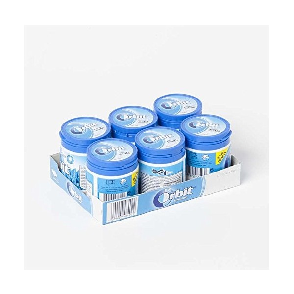 Orbit Peppermint Chewing Gum sans sucre 60 pieces - [Pack of 6]
