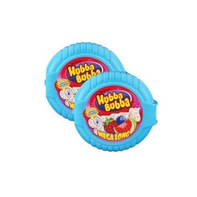 Hubba Bubba Lot de 12 rouleaux de ruban adhésif à bulles Triple Mix Bleu